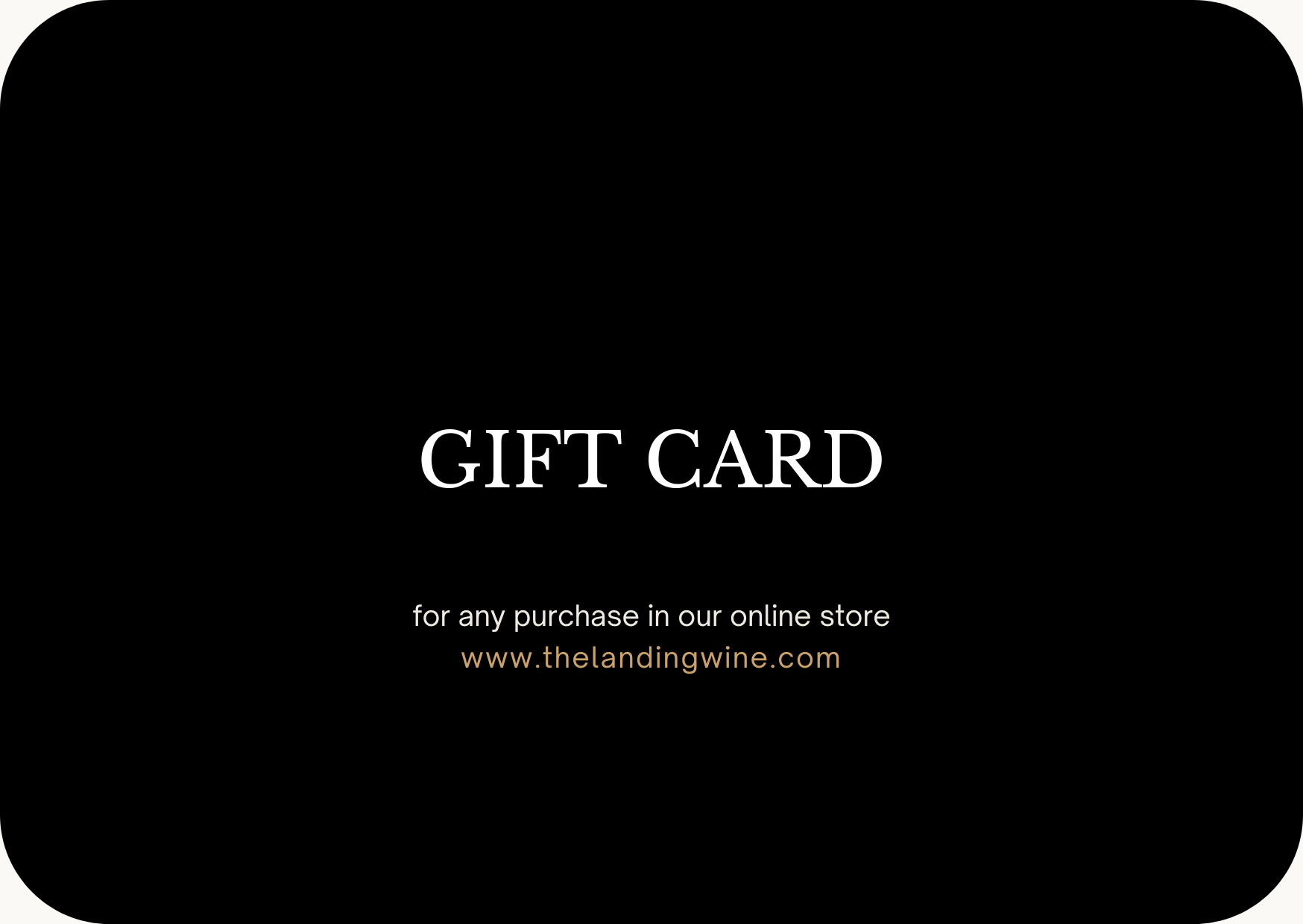 The Landing Wines Gift Cards